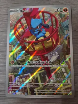 Riolu (Pokemon Center Stamped) Me: Mega Evolution Promo Holo - Near Mint - Image 1