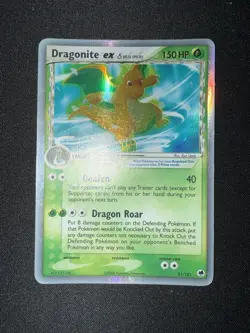 Pokemon Ex Dragon Frontiers Dragonite Delta Species 91/101 Holo EXC - Image 1