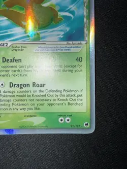 Pokemon Ex Dragon Frontiers Dragonite Delta Species 91/101 Holo EXC - Image 5