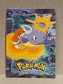 (NM) Wartortle #08 Stage 2 Blue Logo #E8 1999 Topps Pokemon the First Movie - Image 1