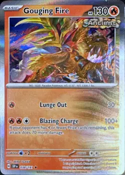 Gouging Fire (Staff) 151 Holo Promo Scarlet & Violet Promo Pokemon Holo NM - Image 2