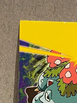 1999 Topps Pokemon #03 Venusaur Stage 3 #E3 Blue Logo Vintage - Image 2