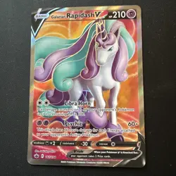 Pokemon TCG: Chilling Reign: Galarian Rapidash V 167/198 - Image 1