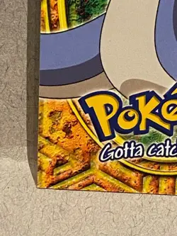 DRATINI #147 10 OF 12 POKEMON EVOLUTION TOPPS DIE CUT EMBOSSED BLUE LABEL - Image 3