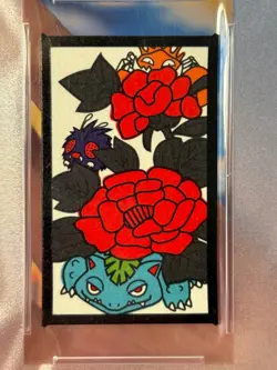 2013 Pokemon Hanafuda Venusaur Venonat Kingler PSA 10 GEM MINT Kanto June - Image 3