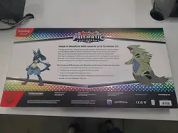 Pokemon Lucario Ex Tyranitar Ex Premium Collection Prismatic Evolution In ✋ - Image 2