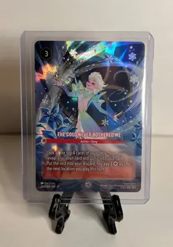 Disney Lorcana Elsa The Cold Never Bothered Me Enchanted 234/204 Foil Frozen - Image 1