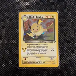 Pokemon Dark Raichu 83/82 Team Rocket Secret Rare Holo 2000 Wizards Arita 70 HP - Image 1