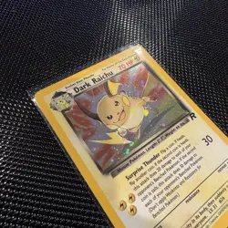 Pokemon Dark Raichu 83/82 Team Rocket Secret Rare Holo 2000 Wizards Arita 70 HP - Image 2