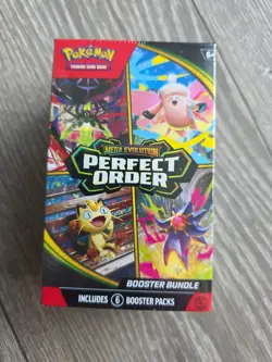 Pokemon TCG Perfect Order Booster Bundle 6 Packs Mega Evolution - Image 1