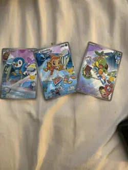 Pokemon TCG First Partner Illustration Collection Series 1 Gen 4 Sinnoh Starters - Image 2