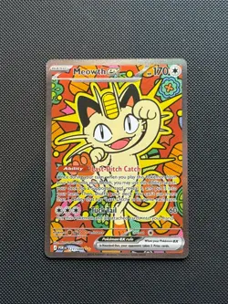 Pokemon Meowth ex 121/088 - Perfect Order - NM Pack fresh - Image 1