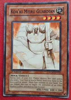 1x Yu-Gi-Oh! Koa'ki Meiru Guardian - RGBT-EN023 - Common - 1st Edition - NM - Image 1
