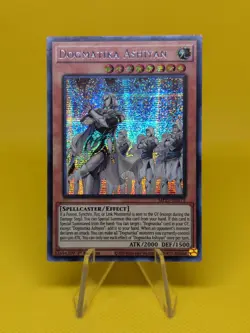 Yugioh - Dogmatika Ashiyan (MP21-EN172) - Prismatic Secret Rare 1st Edition - Image 1