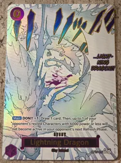 One Piece Lightning Dragon Alt Art R Adventure On Kami's Island Op-15 English - Image 1