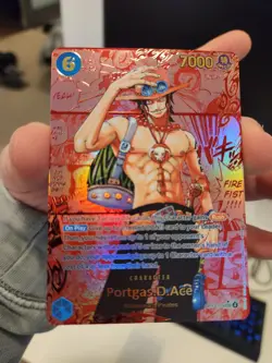 Portgas.D.Ace (119) (Red Super Alternate Art) - Carrying On His Will (OP13) - Image 1