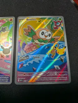 Pokemon First Partners illustration Collection Rowlet Litten Popplio Promo 30th - Image 4