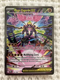 Pokemon TCG Perfect Order Mega Zygarde Ex 120/088 SIR Hyper Rare Chase NM - Image 1