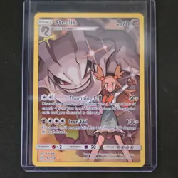 Pokemon Card - SM-Cosmic Eclipse 247/236 Steelix Secret Rare Holo HP 170 - Image 1