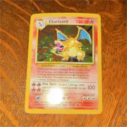 Charizard 4/102 Base Set Holo Rare 120 HP Pokemon Card Wizards of the Coast - Image 1