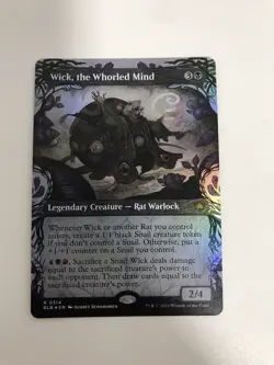 Wick the Whorled Mind Foil Showcase MTG Magic the Gathering Card NM Mint BLB - Image 1