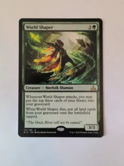 MTG World Shaper Rivals of Ixalan Card 151/196 Regular Rare, Near Mint Condition - Image 1