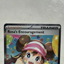 Pokemon Rosa's Encouragement Full Art Trainer-Supporter Holo Rare Card 123/088 - Image 2