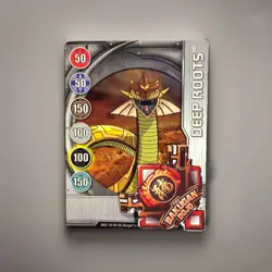 Bakugan Deep Roots 🥈 Silver Gate Card 1/48q Subterra Serpenoid - Image 4