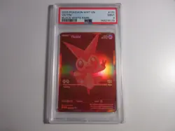 PSA 9 Victini Black White Rare White Flare Pokemon Card - Image 1