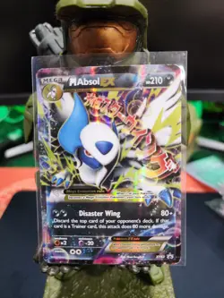 Pokemon TCG M Absol-EX XY XY63 Holo Promo Card - Image 1