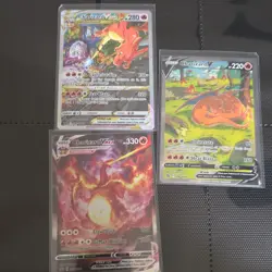 Pokemon Charizard V, VSTAR, VMAX Promo Card Lot - 3 Cards - Image 1