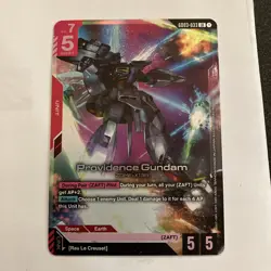 Gundam Card Game - Providence Gundam GD03-033 LR English Holo - Image 1