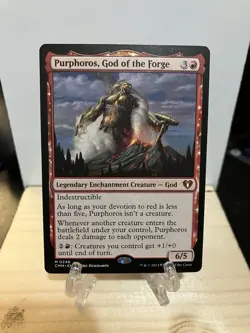 Purphoros, God of the Forge Commander Masters Regular - Image 1