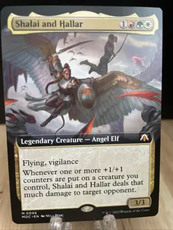 MTG Shalai and Hallar Extended Art Regular Commander: March of the Machine NM/M - Image 1