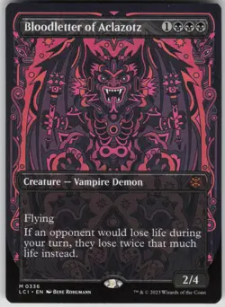 MTG TCG Bloodletter of Aclazotz (Borderless) M The Lost Caverns of Ixalan 336 - Image 1