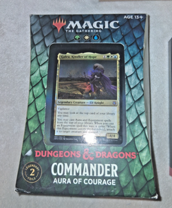 MTG Commander Deck Aura of Courage – Galea Kindler of Hope – Sealed D&D - Image 1