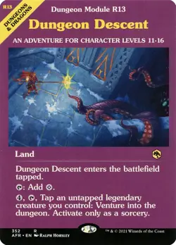 MTG Dungeon Descent Showcase ** Forgotten Realms ** English (NM) - Image 1