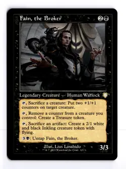 Fain, the Broker (Retro Frame) 105 Commander: The Brothers' War R MTG LP - Image 1