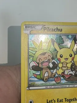 Pikachu XY95 Black Star Promo Holo Pokemon Card – Cute Artwork – Rare - Image 3
