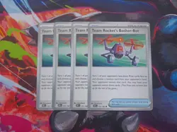 4x Team Rocket's Bother-Bot 172/182 x4 Destined Rivals Pokemon TCG Playset - Image 1