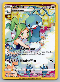 Altaria Pokemon Silver Tempest Trainer Gallery TG11/TG30 Character Rare NM - Image 1