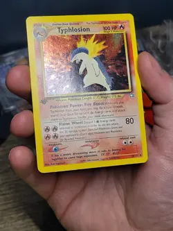 Pokemon TCG 1st Edition Typhlosion 18/111 Neo Genesis Holo - Image 4