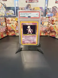 Pokemon TCG - Mewtwo - 10/102 - Base Set Unlimited - Holo Rare - PSA 9 - Image 1