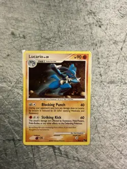 Pokemon TCG Lucario POP Series Promos 8 2/17 Cosmos Holo Rare Rare - Image 1