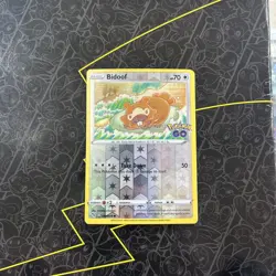 Bidoof (Peelable Ditto) 059/078 Pokemon GO Reverse Holo - Image 1