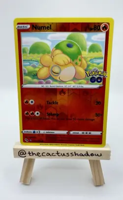 Pokemon GO Numel (Peelable Ditto) 013/078 Reverse Holo - LP - Image 1