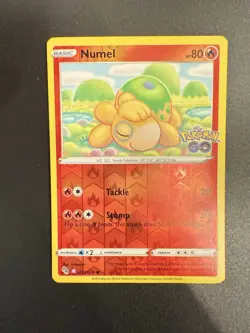 Pokemon GO Numel (Peelable Ditto) 013/078 Reverse Holo - LP - Image 3