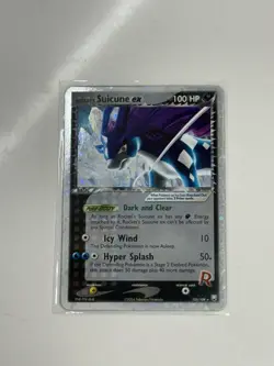 Pokemon TCG Rockets Suicune ex 105/109 Team Rocket Returns - Image 1