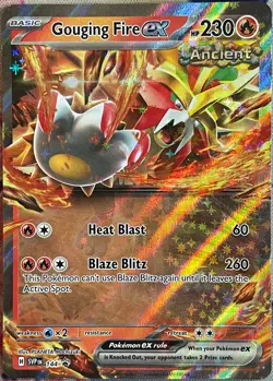 Gouging Fire ex Black Star Promo - SVP144 - Scarlet & Violet Pokemon 2024 - Image 1