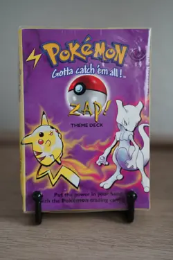 ZAP Theme Deck Pokemon Wizards of the Coast Factory SEALED 1999 Base set - Image 1